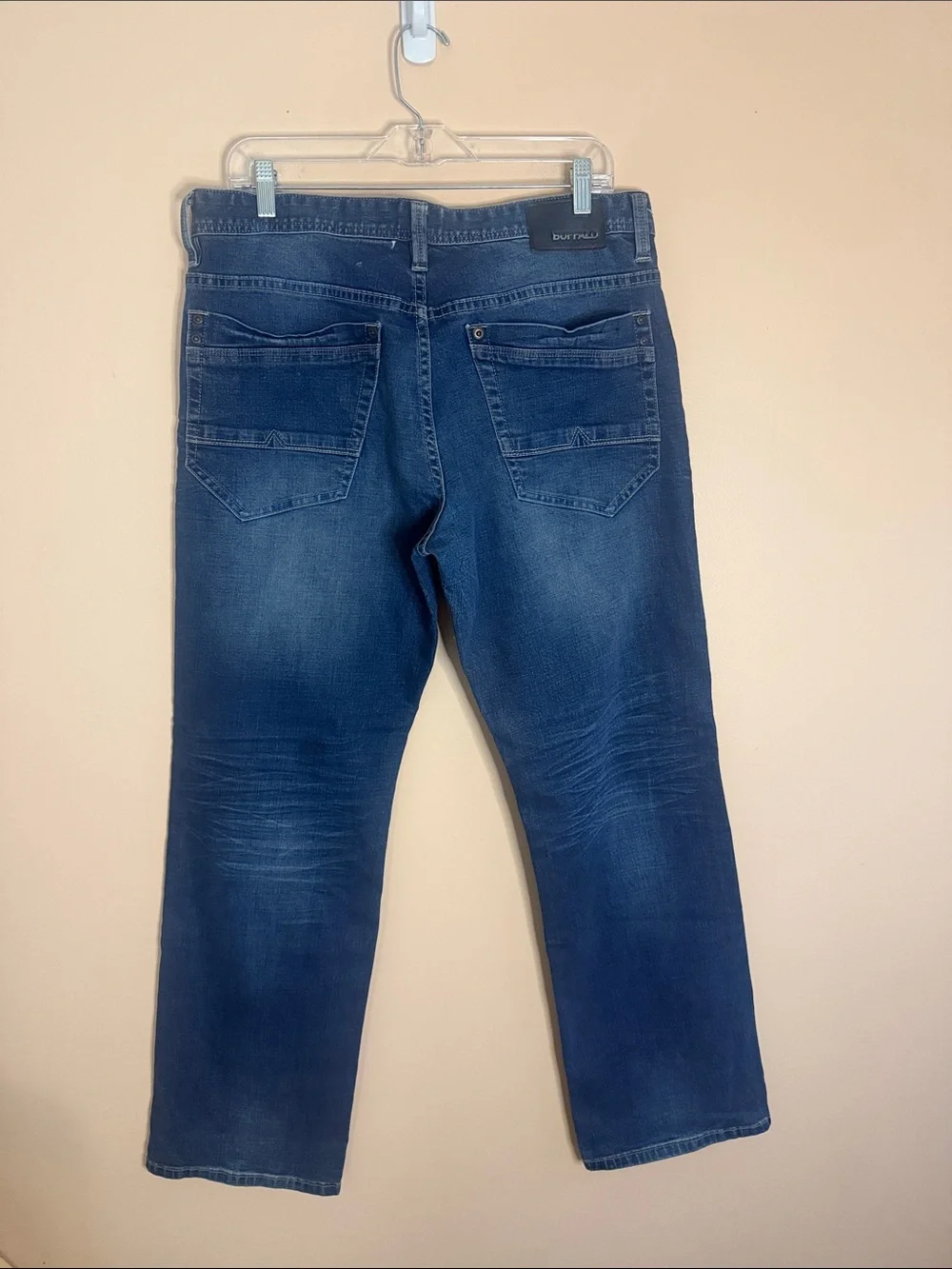 Buffalo David Bitton Men's Blue Straight Leg Jeans